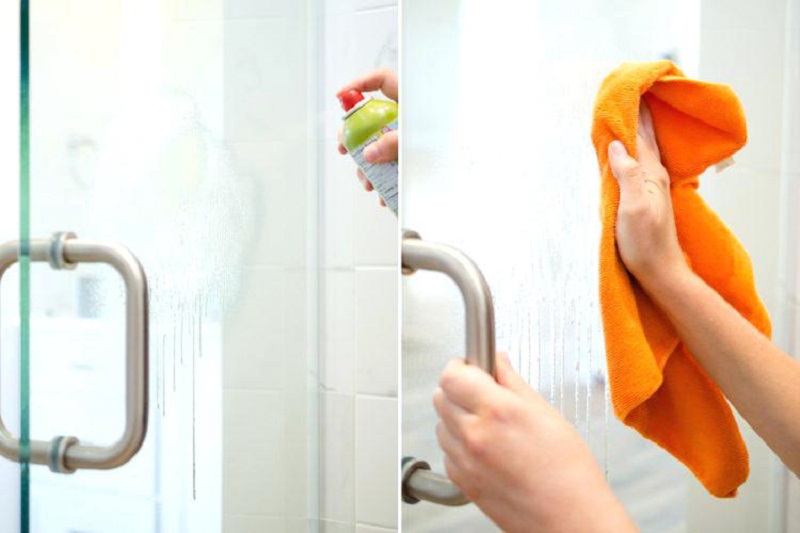 Cleaning Shower Glass